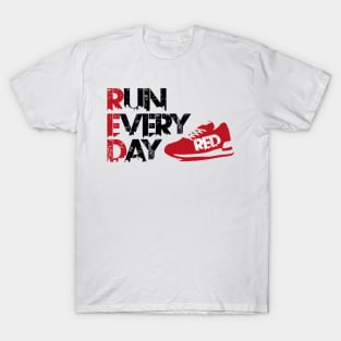 Red Run Shoes T-Shirt